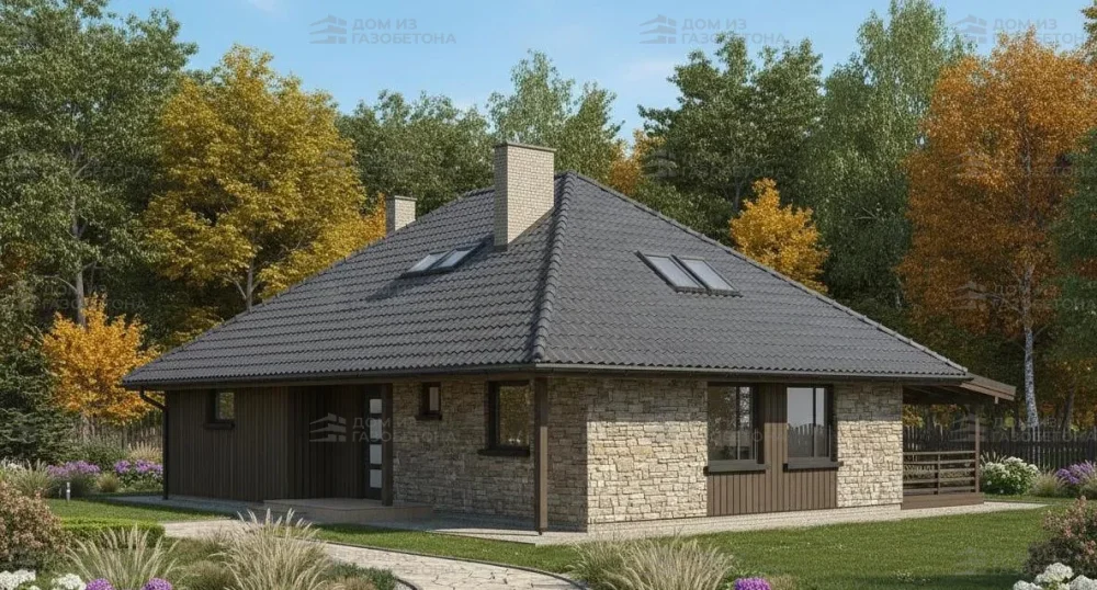 Проект Двухэтажный дом 14 на 10, 175 м2