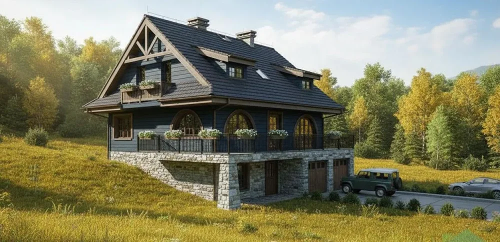 Проект Двухэтажный дом 15 на 13, 248 м2