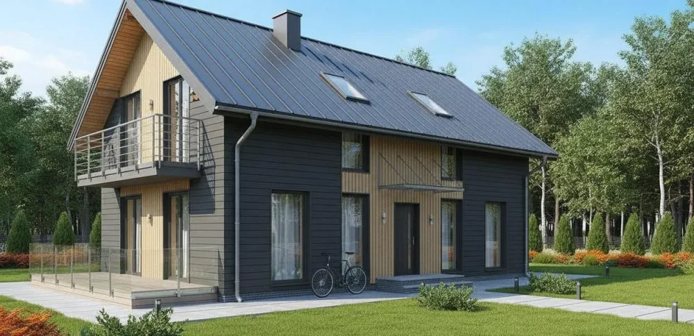 Проект Двухэтажный дом 6 на 13, 116 м2