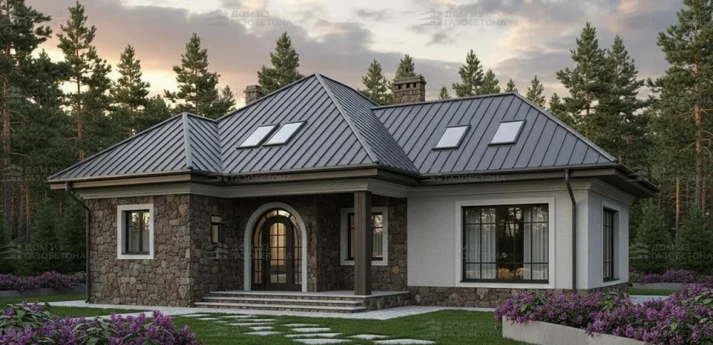 Проект Двухэтажный дом 12 на 16, 163 м2