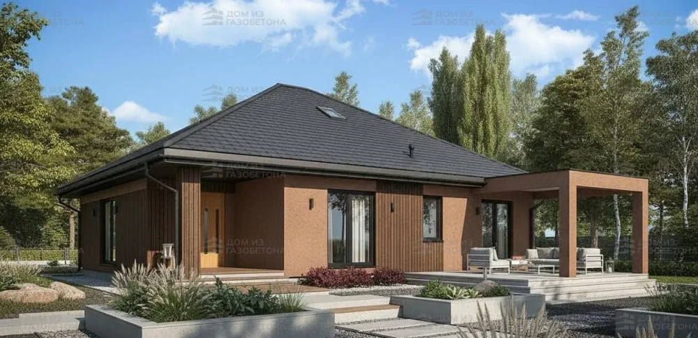 Проект Двухэтажный дом 15 на 17, 231 м2